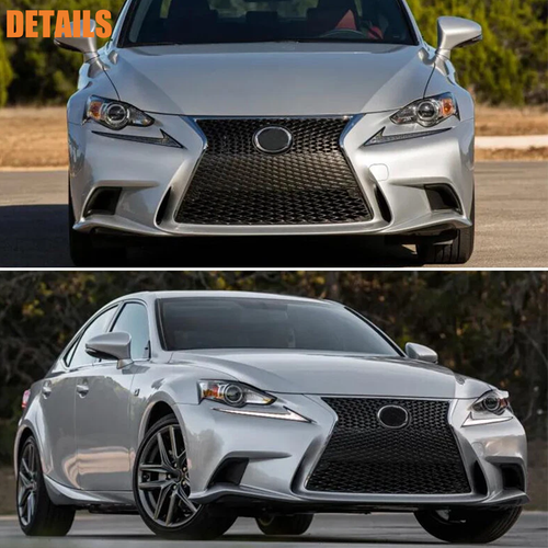DURAFORCE For 14-16 Lexus IS200t IS250 IS350 F Sport Front Bumper Grille Gloss Black 2014