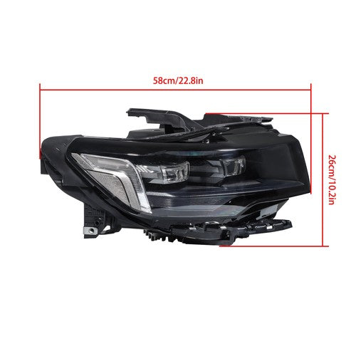 DURAFORCE For Cadillac Escalade Sport/Sport Platinum 2021-2024 LED Black Right Headlight