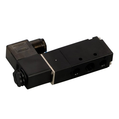 DURAFORCE 1/4" 5 Way 2 Position Namur Mount Directional Control Solenoid Air Valve 24V DC