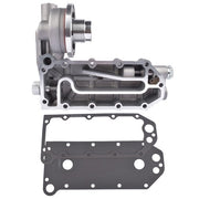 DURAFORCE Oil Cooler Cover Filter Head for Cummins 6CT ISC QSC 8.3 ISL QSL 3974325 3974324