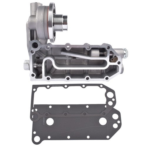 DURAFORCE Oil Cooler Cover Filter Head for Cummins 6CT ISC QSC 8.3 ISL QSL 3974325 3974324