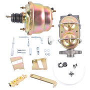 DURAFORCE 7" Zinc Power Brake Booster Conversion Kit for Chevy Impala Bel Air 1959-1964