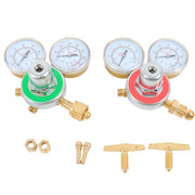 DURAFORCE Brass Oxygen Regulator CGA540 + Acetylene Regulator CGA-200 Fit For Victor