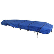 DURAFORCE 12ft Boat Cover - Waterproof Heavy Duty Towing Jon Boat Cover Blue 600D
