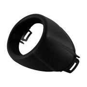 DURAFORCE Front Bumper Fog Light Cover Bezels Pair Matte Black for 2012-2014 for Ford Focus