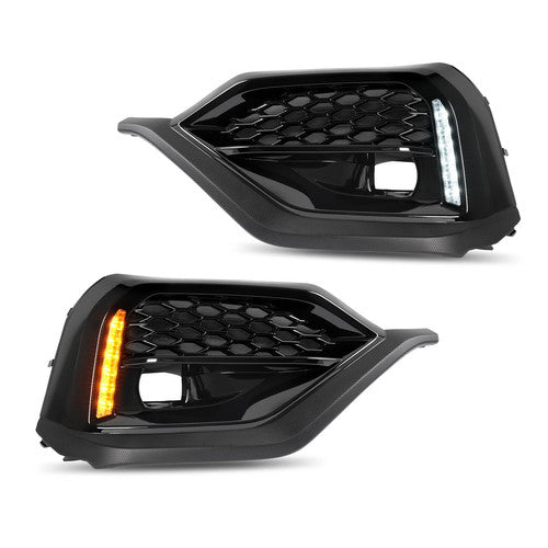 DURAFORCE sequential LED Turn Signal DRL Fog Bezel Light Pair for Subaru WRX STI 2022-2024