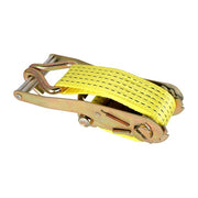 DURAFORCE 2 In x 15 Ft Ratchet Straps With J Hook 5000 Lbs Heavy Duty Tie Downs 8 Pack