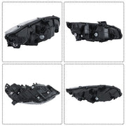 DURAFORCE LED Headlight Headlamp Clear Housing For Honda Civic 2016-2019 Driver/Left Side