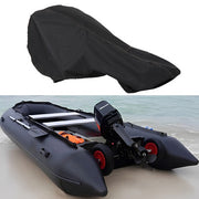 DURAFORCE 600D Full Waterproof 175-225hp Outboard Engine Covers Black Boat Motor Covers