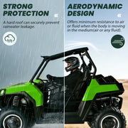 DURAFORCE Black Aluminum Hard Top Roof Fit for Polaris RZR 800/XP 900/570-2 Door Model