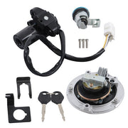 DURAFORCE Ignition Switch Fuel Gas Cap Lock Set For Kawasaki Ninja 1000 ZX10R Z1000SX ZX6R
