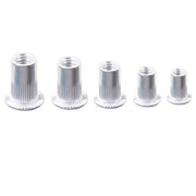 DURAFORCE Metric M3-M8 + SAE 6-32-1/4-20 Aluminum Rivet Nut Rivnut Nutsert Kit 300Pcs