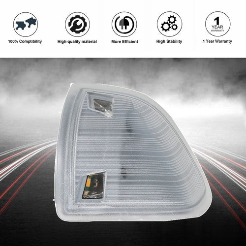 DURAFORCE Smoked Amber LED Side Mirror Turn Signal Lights For Ram 1500 2500 right Side