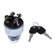 DURAFORCE 4 Pcs New Ignition Switch With 2 Keys Fits Caterpillar 9G7641 9G-7641