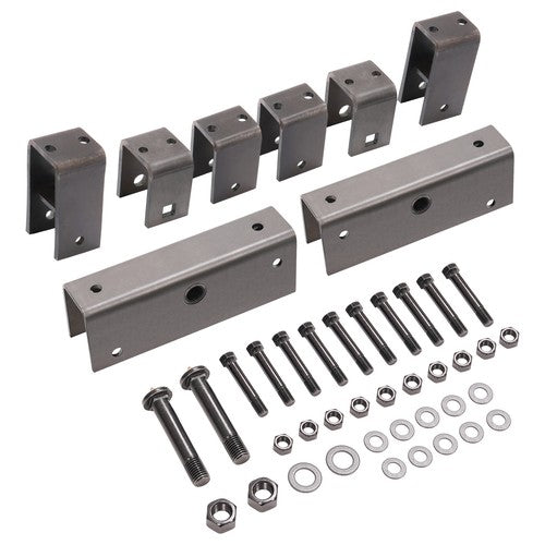 Steel Tandem Axle Slipper Spring Trailer Hanger Kit for 2 Inch Wide Slipper Spring