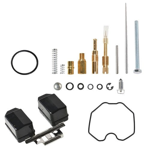 DURAFORCE Carburetor Carb Rebuild Kit and Float For fit Honda XR400R 1998 - 2004 Jets