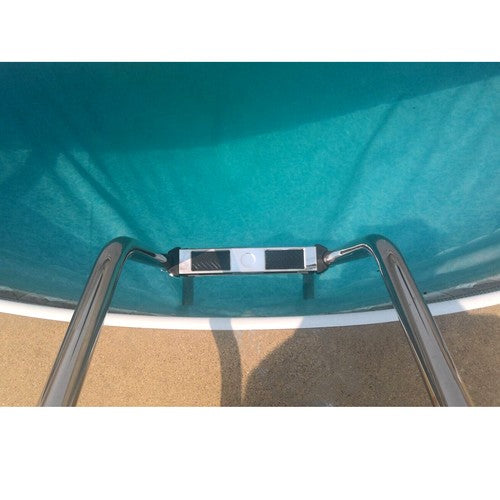 DURAFORCE 3-Step Stainless Steel Swimming Pool Stairs w/ Non-Slip Footstep For In-Ground