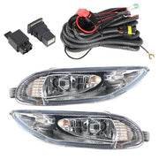 DURAFORCE For Toyota Corolla 2005-2008 Bumper Lamp Clear Fog Light Pair+Switch Wiring Kit