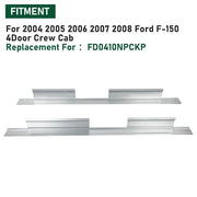 DURAFORCE PAIR Slip-on Rocker Panels For 2004-2008 Ford F150 F-150 Super Crew or Crew Cab