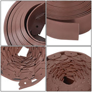 DURAFORCE 49FT 4" Garden Landscape Edging With 75 8-In Spikes No Dig Lawn Edging Border