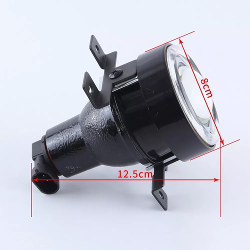 For 2016-2021 Honda Civic LED Blue Halo Projector Fog Light  Angel Eyes Ring DRL