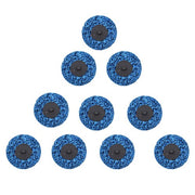 DURAFORCE 3" Blue Quick Change Easy Strip & Clean Discs For Paint Rust 10 Pack