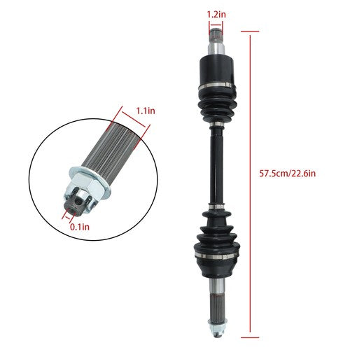 DURAFORCE ATV For Polaris RZR 800 2008-2013 1332884 2203544 2203546 CV Axles Drive Shaft