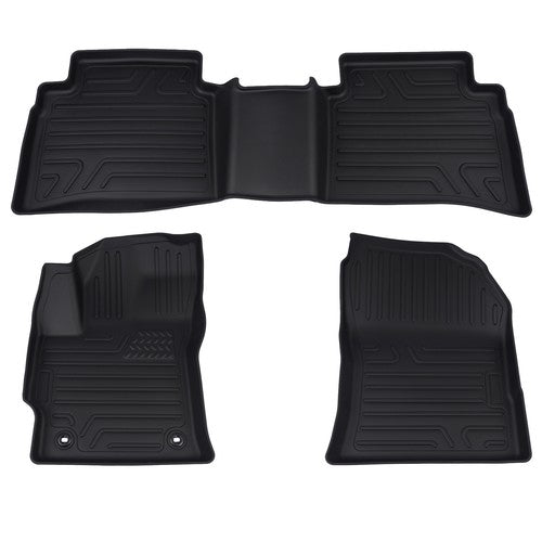 DURAFORCE New Floor Mats for Toyota Corolla Sedan 2020-2025 All Weather Rubber Floor Liner