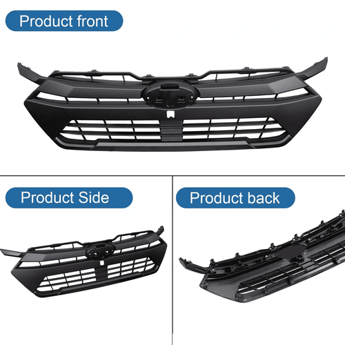 DURAFORCE ZZ2V00599 Front Bumper Upper Grille Matte Black for 2024-2025 for Subaru Crosstrek