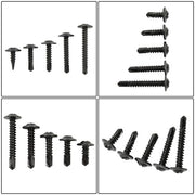DURAFORCE 380Pcs Self Tapping Phillips Screws Kits #8 #10 Stainless Steel 410 With Box