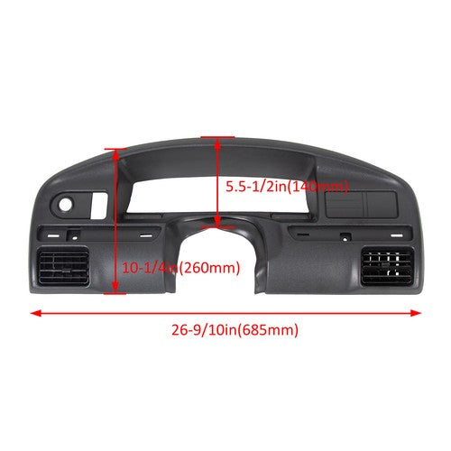DURAFORCE NEW Instrument Cluster Dash Panel Bezel For 1992-1993 Bronco F150 F250 F350 97