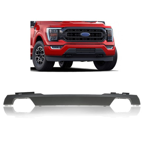 DURAFORCE Matte Black Suit For Ford F150 2021-2023 Plastic Front Bumper Molding Trim Panel