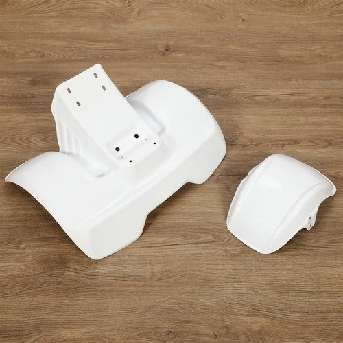 ABS Painted White Front Rear Fender Set for Honda ATC70 1978-1985