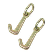DURAFORCE 5/16 Inch Mini J Hook G70 5400 lbs Working Load Limit with Link Pack of 2