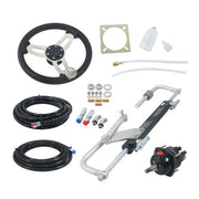 DURAFORCE NEW 90HP Hydraulic Outboard Steering Kit With 20ft High Strength Nylon Hose
