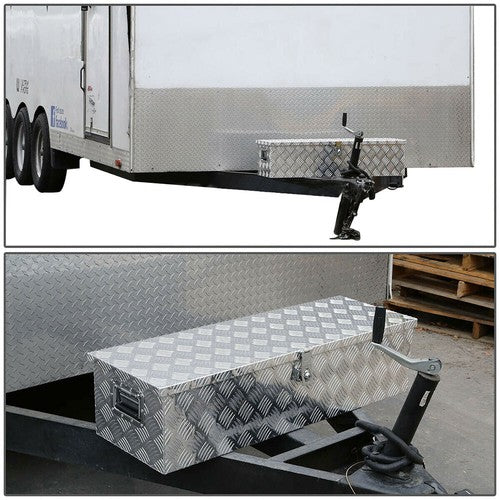 DURAFORCE 30" Aluminum Truck Pickup ATV Camper Tool Box Trailer Flatbed RV Storage w/ Lock