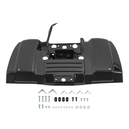 Black ABS Plastic Rear Fender Flaps Mud Guard for Honda TRX300 1988-2000