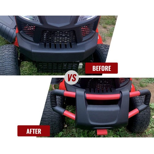DURAFORCE Red Black Edge Front Brush Guard for Craftsman Mower Craftsman T3100 #432370