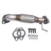 DURAFORCE Exhaust Front Flex Pipe for 2011-15 Optima Sonata HYBRID W/o Oxygen Sensor Ports
