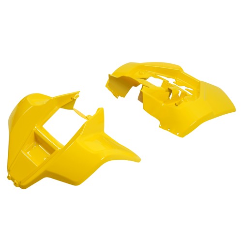 DURAFORCE Fairing Front Rear Plastic Yellow Fender for Suzuki LT80 Kawasaki KFX80