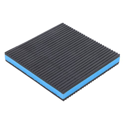 DURAFORCE 8 Pack 6"x6"x7/8" Anti Vibration Pads with Ribbed Rubber & EVA Core