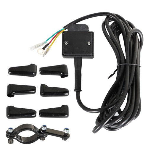 DURAFORCE 12V Solenoid Relay Contactor&Winch Rocker Thumb Switch Combo Set for ATV