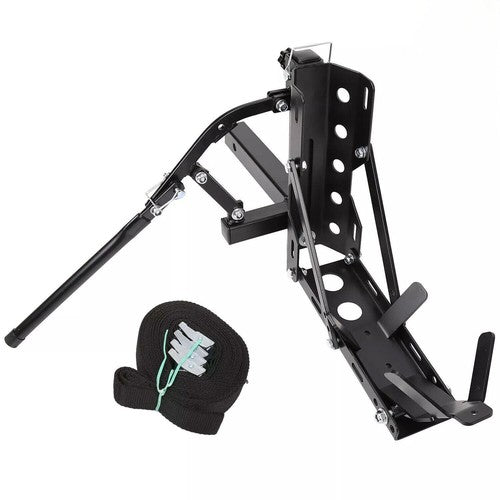 DURAFORCE 800lb Universal Motorcycle Carrier Hitch Mount Scooter Carrier Trailer Hauler