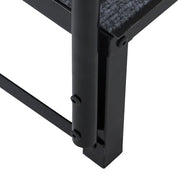 DURAFORCE 660lbs 2 Step RV Stairs Load Capacity Step Ladder Outdoor RV Steps (w/ Handrail)