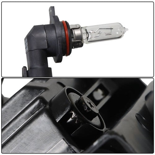 DURAFORCE Headlight Black Pair Projector For Chrysler 300 11-14 Passenger + Driver Side