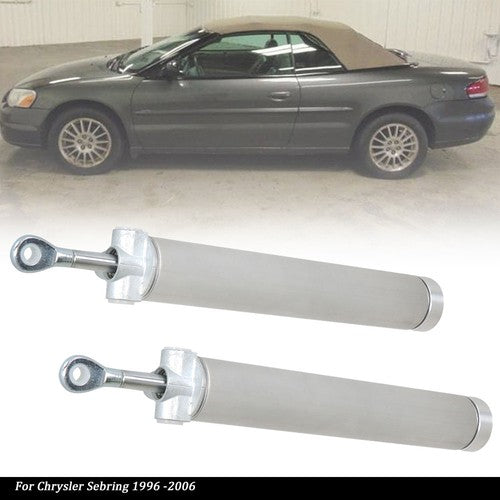 DURAFORCE Silver 2x Convertible Top Hydraulic Cylinder fit for Chrysler Sebring 1996 -2006