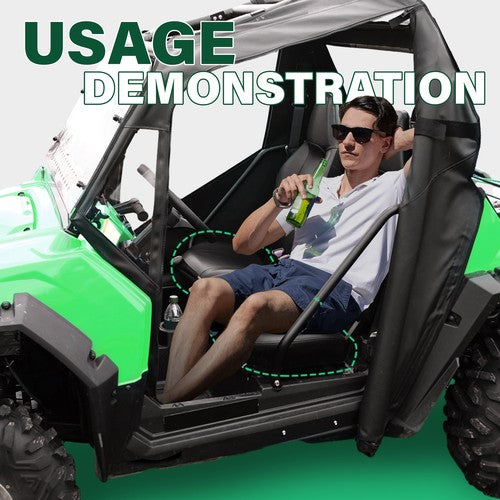 DURAFORCE For Polaris RZR 900/4 XP 900 2 x Black Base Bottom Seat #2685956 RZR S 800 08-14