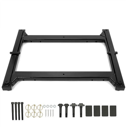 DURAFORCE Hitch Rail Adapter For Ram 2500 3500 2013-2021 Tow Fifth Wheel Rail Kit 25000LBS