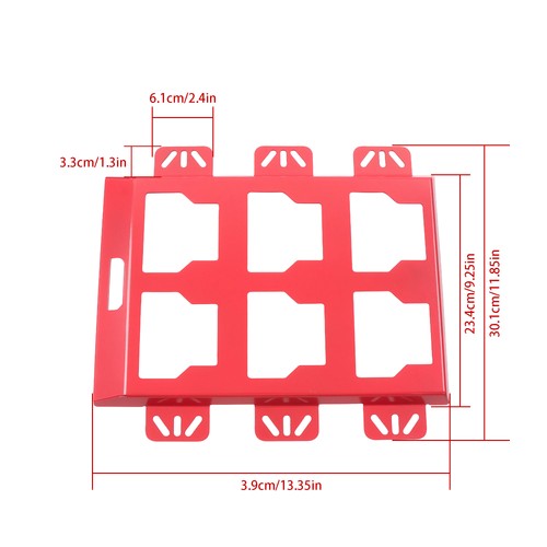 DURAFORCE 2 Pieces Tool Box Mounting Plate 50Lbs Half Package For Tool Storage System