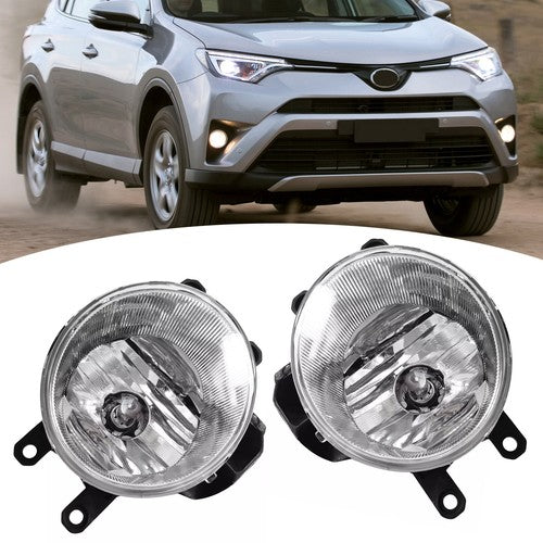 DURAFORCE Front Halogen Fog Lights Lamps Pair for 2014-2018 for Toyota 4Runner for RAV4